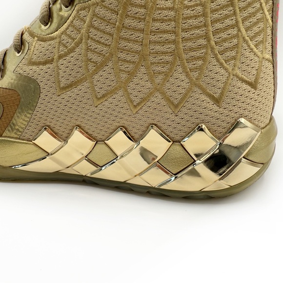 Puma LaMelo Ball MB.01 Golden Child Basketball Sneakers Mens Size 11 Shoes Gold - Picture 2 of 11